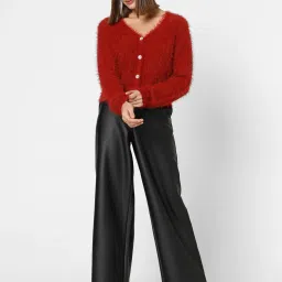 Vero Moda Red Regular Fit Cardigan image 5