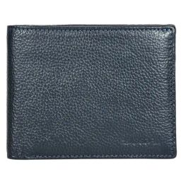 Sassora Blue Premium Leather Bifold RFID Open Closure Wallet-picture-45