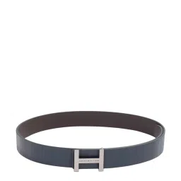 TOMMY HILFIGER Louisiana Navy & Brown Leather Reversible Belt For Men image 2