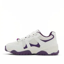 Call It Spring Women's Jaydee White & Purple Sneakers image 2