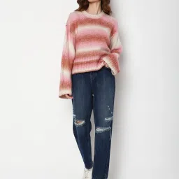 Vero Moda Red Color-Block Pullover image 5