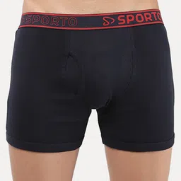 Sporto by Macho Pack Of 4 Anti-Rash Short Trunks Sprto_M1030-B1-Dnm1-G1-N1-L image 2