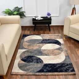 Presto Blue & Beige Polyester Carpet-picture-15