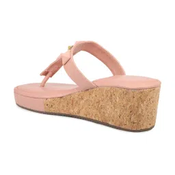 Inc.5 Women's Peach T-Strap Wedges image 5