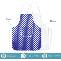 Aura 3-Pcs Blue Printed Waterproof Apron image 3