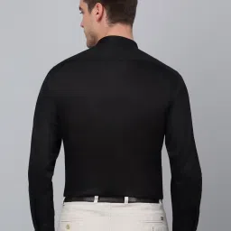 Cantabil Black Cotton Regular Fit Shirt image 2