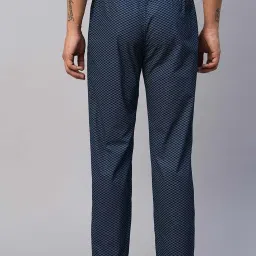 Urban Scottish Blue Regular Fit Printed Lounge Pants image 2
