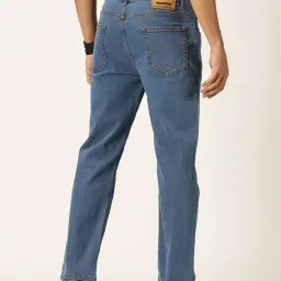 Thomas Scott Mid Blue Relaxed Fit Lightly Washed Jeans image 2