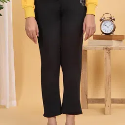 Sweet Dreams Girls Black Regular Fit Pyjama-image-13