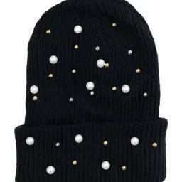 Kazo Black Embellished Beanie-picture-26