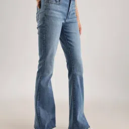 Calvin Klein Jeans Blue Bath High Rise Slim Fit Jeans image 4