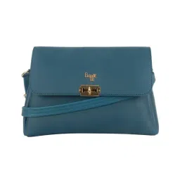 Baggit Teal Solid Small Cross Body Bag-image-26
