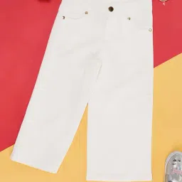 Pantaloons Junior White Flared Fit Jeans-picture-25