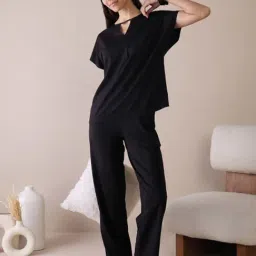 Sweet Dreams Black Top With Pyjamas image 4
