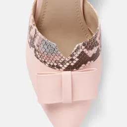 Allen Solly Animal Printed Kitten Pumps with Bows image 5
