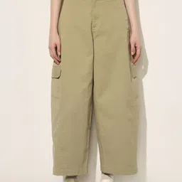 ONLY Women Wide Leg High-Rise Cargos-image-37
