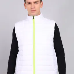 XFOX Stand Collar Sleevesless Puffer Jacket-picture-20