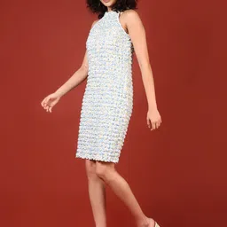 V-Mart Floral Print Sheath Midi Dress image 2