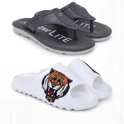 KAPYANSH Men Multi Flip Flops-picture-21