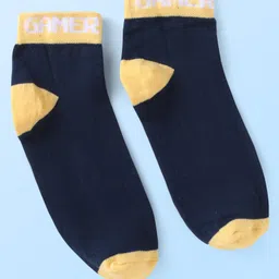 Pine Kids Knit Ankle Length Socks With Gamer Design Pack of 3 (Colour May Vary) image 3