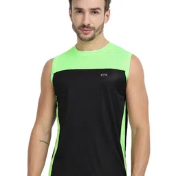 FTX Pack Of 4 Colourblocked Round Neck T-shirts image 2