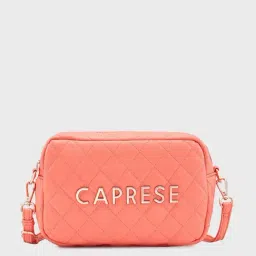 Caprese Coral Quilted Large Sling Handbag-picture-27