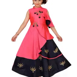 Aarika Kids Red Embellished Gown-picture-17