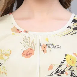 SELVIA Multicolor Floral Print Top image 5