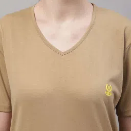 Vimal Jonney Beige & Grey Cotton Sports T-Shirt - Pack Of 3 image 5