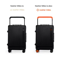 Nasher Miles Silicon Valley Hard-Sided Polycarbonate Cabin Luggage Black 20 inch Trolley Bag image 2