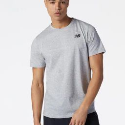 New Balance Grey Melange Comfort Fit Sports T-Shirt-picture-4