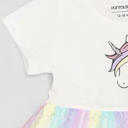 Pantaloons Baby Girls White Dress image 4