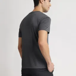 Reebok Grey Regular Fit Printed Sports T-Shirt image 2