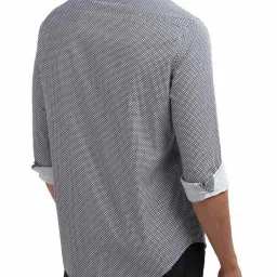 Tommy Hilfiger Dark Navy & Optic White Regular Fit Abstract Shirt image 2