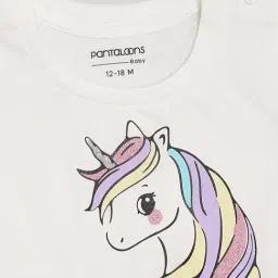 Pantaloons Baby Girls White Dress image 3