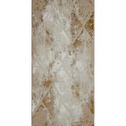OBSESSIONS Beige Gold Abstract Machine Made Carpet - Large (290 cm x 200 cm) image 2