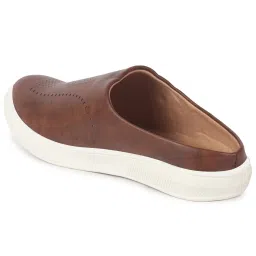 Fausto Men's Brown Mule Shoes image 2