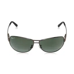 RAY-BAN Men Polarized Green Lens Pilot Sunglasses - 0RB3342I004/5860-picture-11