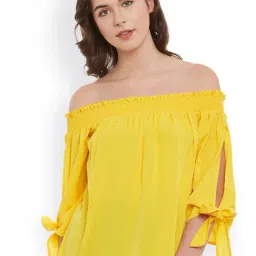 Belle Fille Yellow Regular Fit Top-picture-27