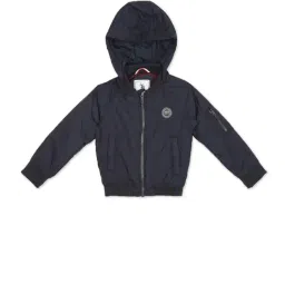 U.S. Polo Assn. Kids Navy Solid Full Sleeves Hooded Jacket-picture-30