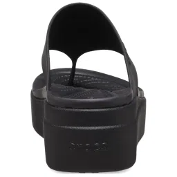 Crocs Women's Brooklyn Black Flip Flops image 5