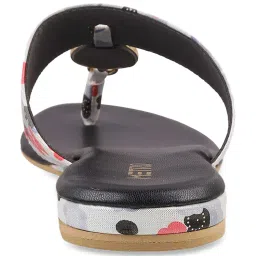 Metro Women's White T-Strap Sandals image 5