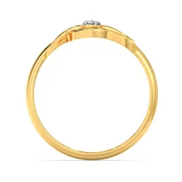 Candere by Kalyan Jewellers Stylish Design 18k Yellow Gold & Diamond Ring image 5