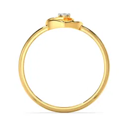 Candere by Kalyan Jewellers Stylish Design 14k Yellow Gold & Diamond Ring image 5