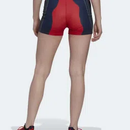 ADIDAS Red Printed Sports Shorts image 2