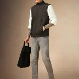 Dennis Lingo Mock Collar Padded Jacket image 5