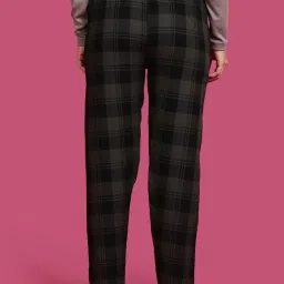 Kryptic Green Cotton Relaxed Fit Printed Lounge Pants image 2