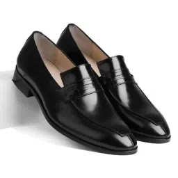 Luxoro Formello Men's ALARICO Black Loafers-picture-15