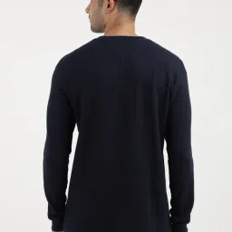 Tommy Hilfiger Dark Night Navy Cotton Regular Fit T-Shirt image 2