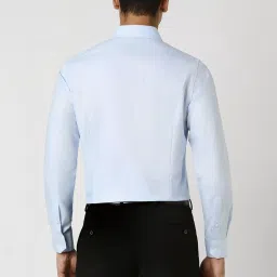 Van Heusen Navy Cotton Slim Fit Shirt image 2